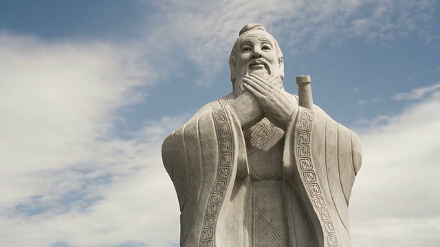 詳情圖-孔子的雕塑，時光流逝