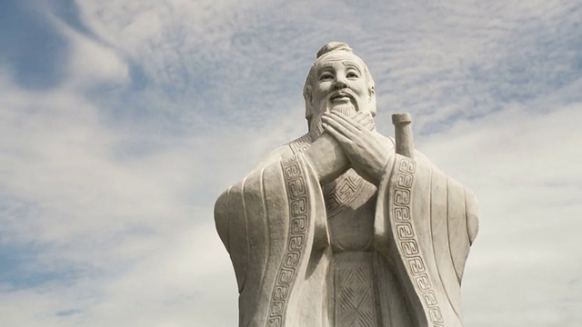 詳情圖-孔子的雕塑，時光流逝