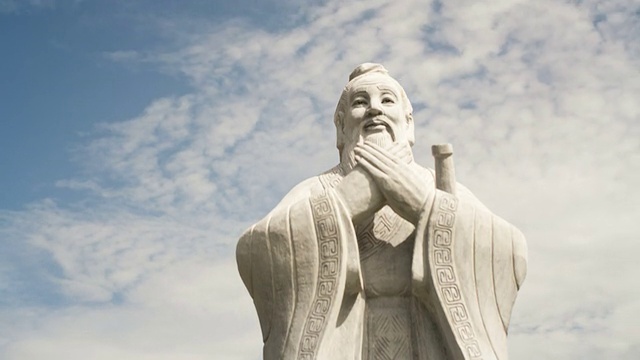 詳情圖-孔子的雕塑，時光流逝