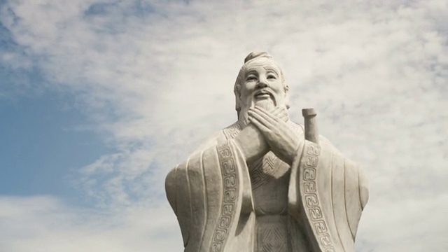 詳情圖-孔子的雕塑，時光流逝
