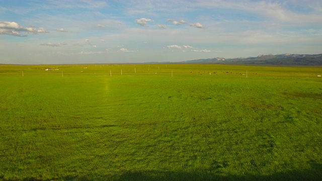 空中蒙大拿农村
