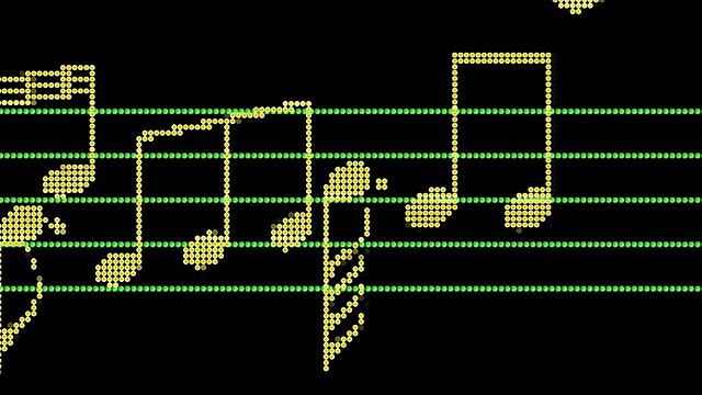 音乐音符Led屏幕