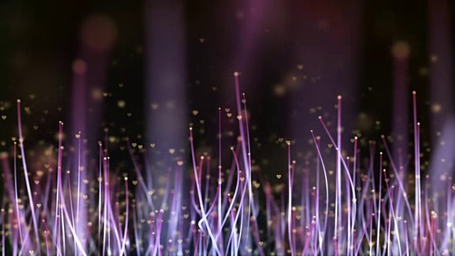 不断增长的线和点的网络