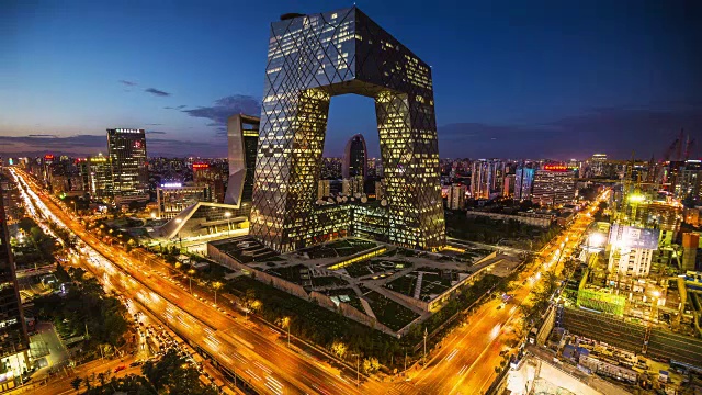 详情图-时光流逝——北京中央商务区建筑天际线，中国城市景观