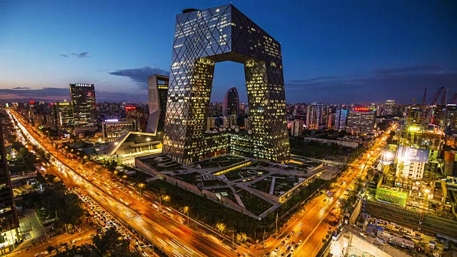 详情图-时光流逝——北京中央商务区建筑天际线，中国城市景观