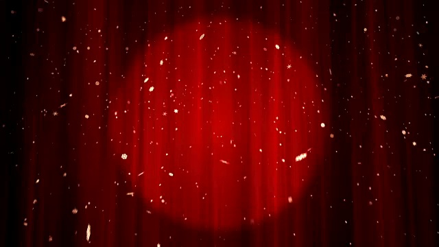 詳情圖-紅色劇場(chǎng)舞臺(tái)幕布-,4K,,可循環(huán)