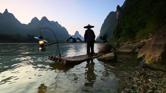 漓江的渔夫