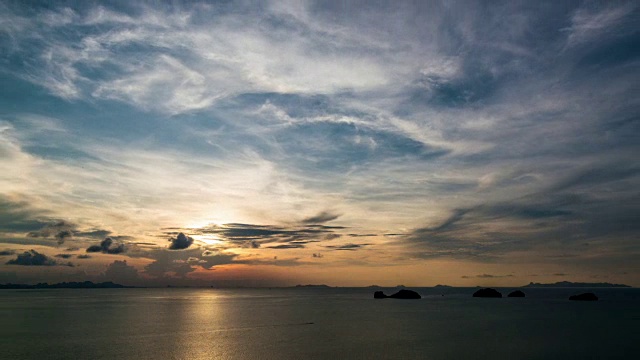 海上日落