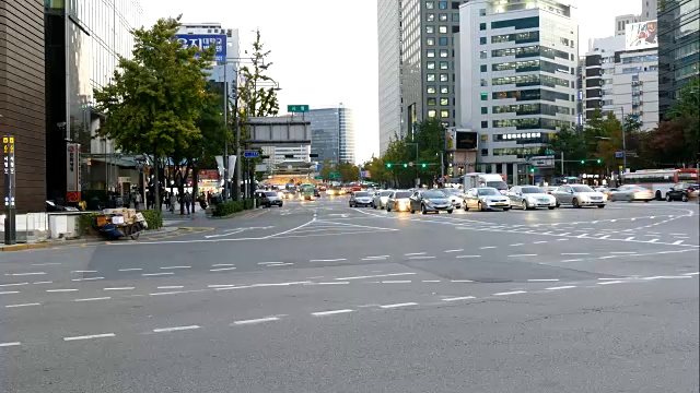 汉城地区的延时交通