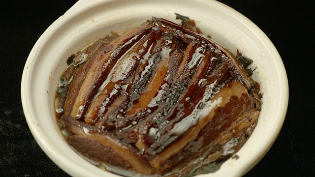 詳情圖-中國(guó)菜，清蒸五花肉配腌菜