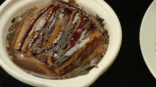 詳情圖-中國(guó)菜，清蒸五花肉配腌菜