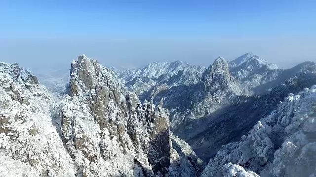 黄山雪景4k