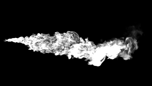 喷射的火焰
