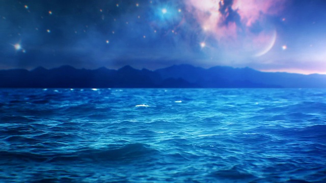银河系在海上