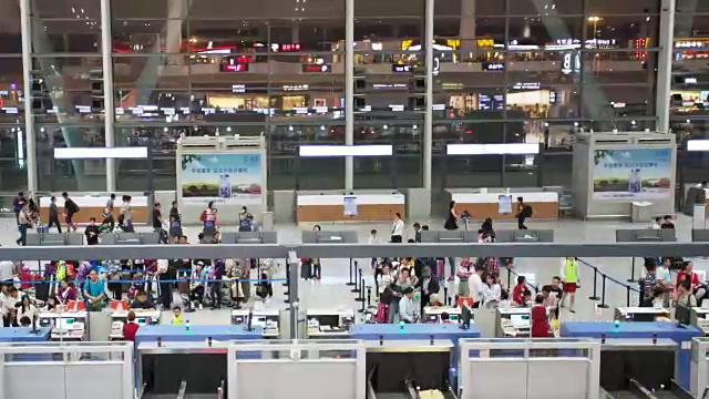 詳情圖-4k時光流逝-南京祿口國際機場，中國