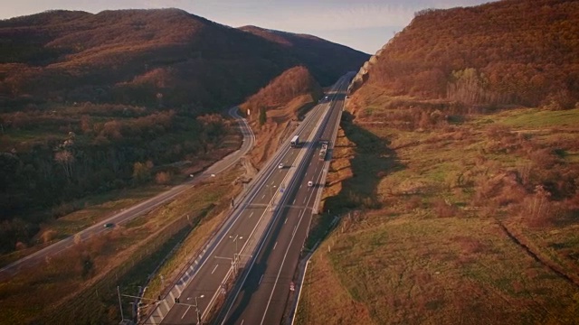 高速公路航拍视频