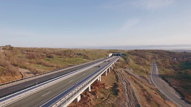 高速公路航拍视频