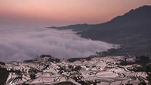 元阳梯田日出时间序列(一)