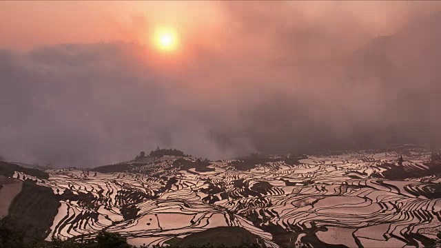 詳情圖-元陽梯田日出時(shí)間序列第二部分