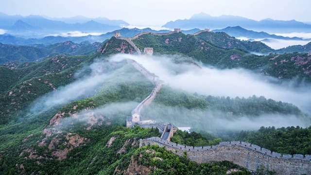 中国长城的时间流逝