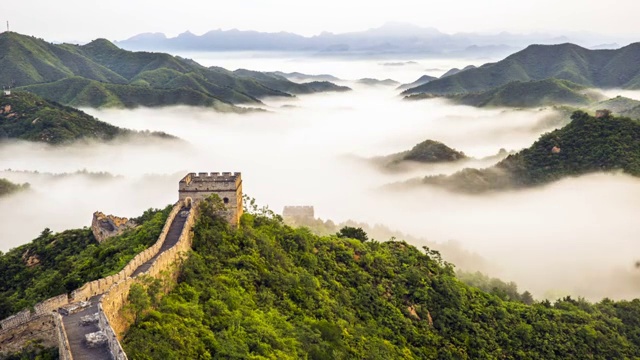 中國長城的時間流逝