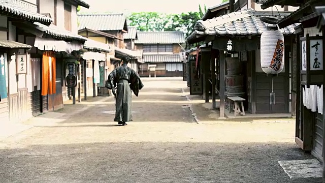 这是一个古老的日本村庄