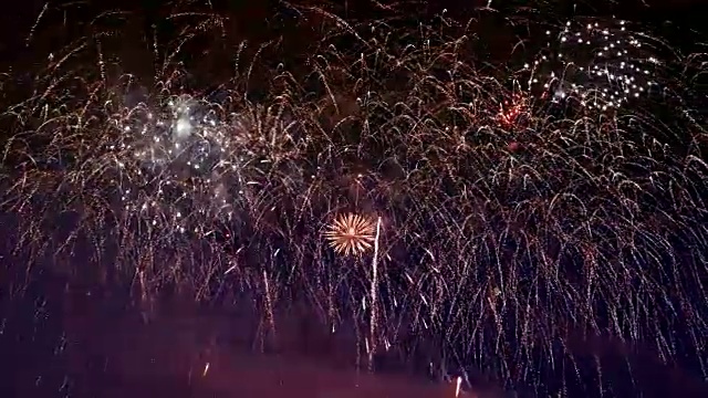 4K格式的烟花视频