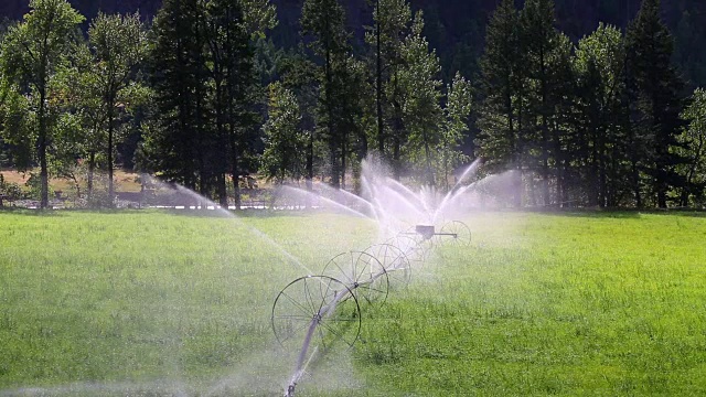 农业灌溉车轮线喷灌机奥卡那根谷Similkameen