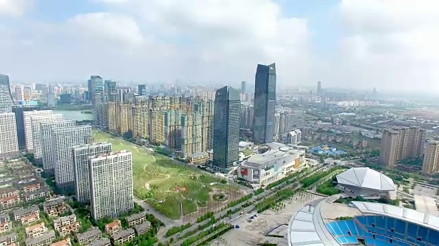 合肥的城市景觀和天際線