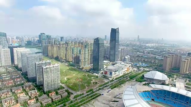 詳情圖-合肥的城市景觀和天際線