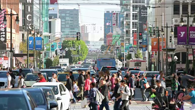 旧金山的人群