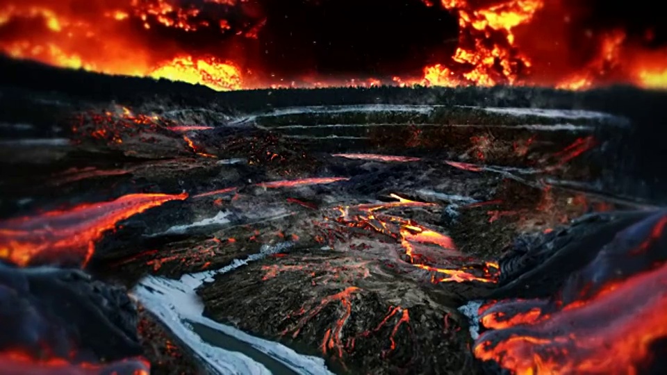 热火山风景