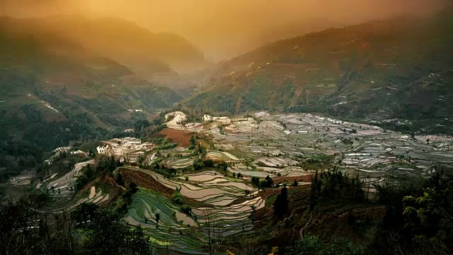 詳情圖-位于中國元陽的老虎嘴多益樹稻田