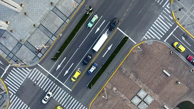 上海道路鸟瞰图