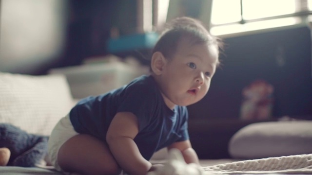 详情图-6-11个月大的男婴独自坐着