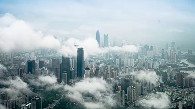 中国深圳风光延时摄影