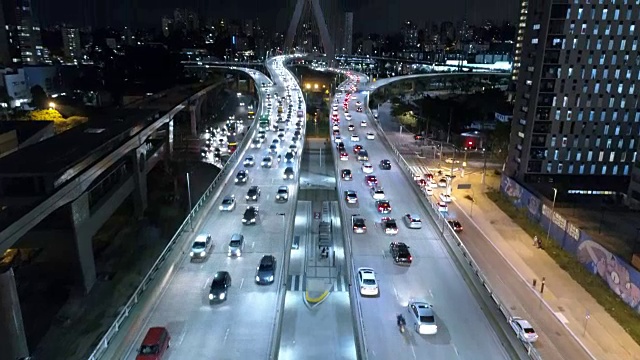 罗伯托马里尼奥大街(São Paulo)鸟瞰图