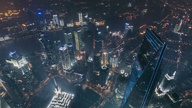 T/L WS HA TD Downtown Shanghai at Night /上海，中國(guó)