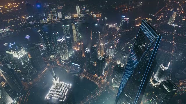 詳情圖-T/L,WS,HA,TD,Downtown,Shanghai,at,Night,/上海，中國