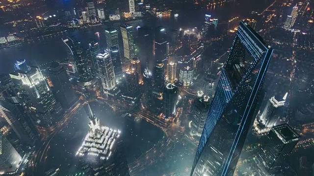 詳情圖-T/L,WS,HA,TD,Downtown,Shanghai,at,Night,/上海，中國