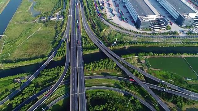 上海高速公路实时鸟瞰图