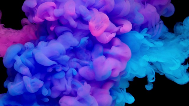 详情图-SLOW-MO:多色液体流动