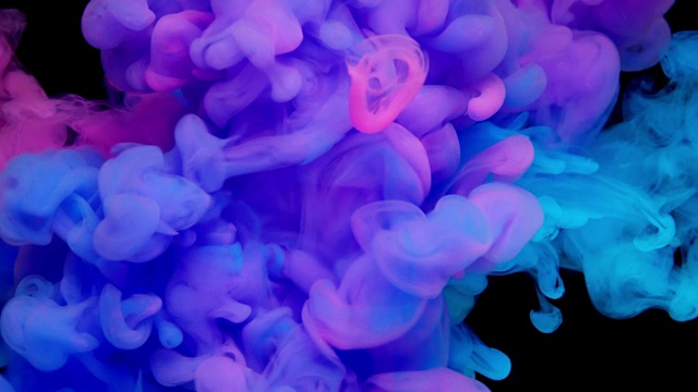 详情图-SLOW-MO:多色液体流动