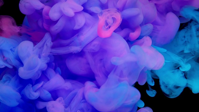 详情图-SLOW-MO:多色液体流动