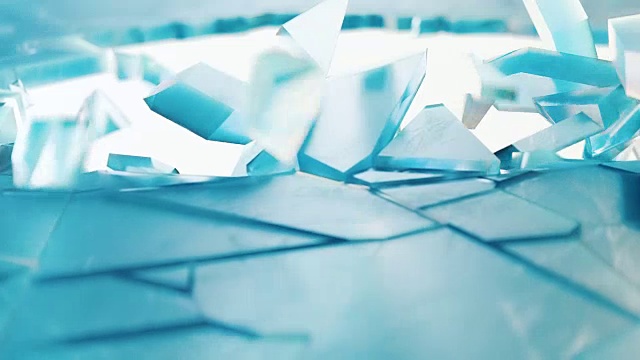 詳情圖-3d渲染，爆炸，破冰墻，破碎的土地，彈孔，破壞，抽象背景與體積光線。