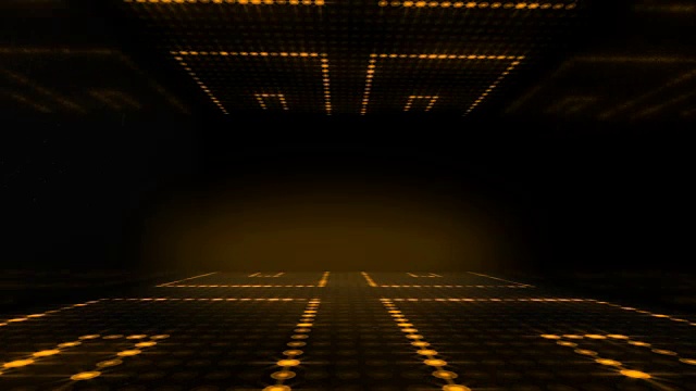 舞台俱乐部led灯光舞蹈背景。无缝循环。