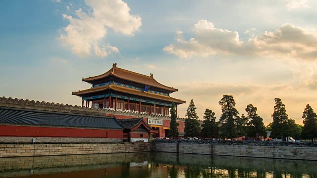 紫禁城时光流逝，北京，中国