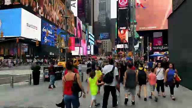 纽约时代广场的超延时