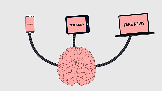 大脑从媒体接收到假新闻