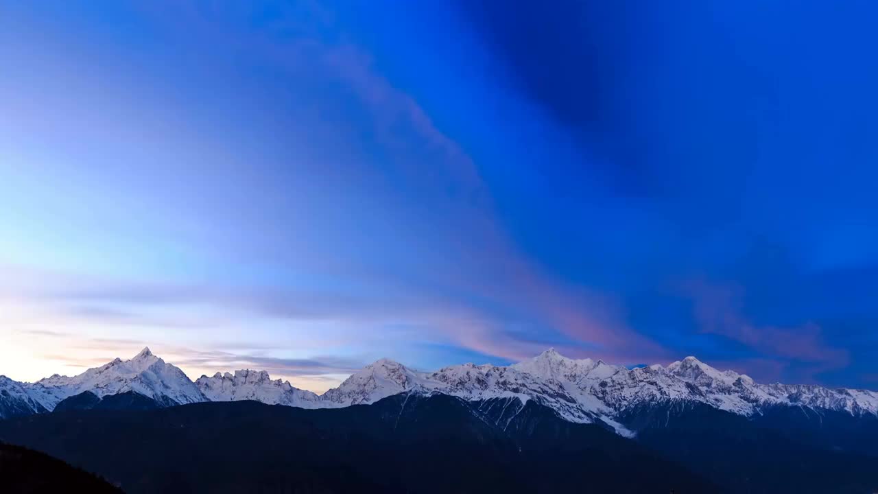 梅里雪山的時(shí)間流逝